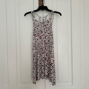 Pull&Bear • Red, White & Blue Floral Sun Dress • Size XS